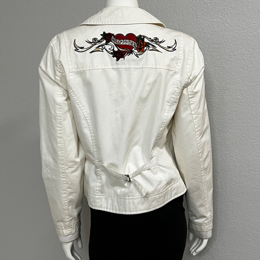 Harley-Davidson Cotton Cream Jacket - Picture 5 of 15